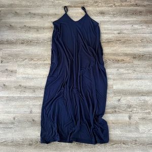 Navy Blue Sleeveless Maxi Dress Size Medium